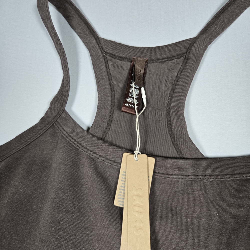 NWT SKIMS Fits Everybody Maternity Brief Bodysuit Cocoa 4X - Picture 4 of 10